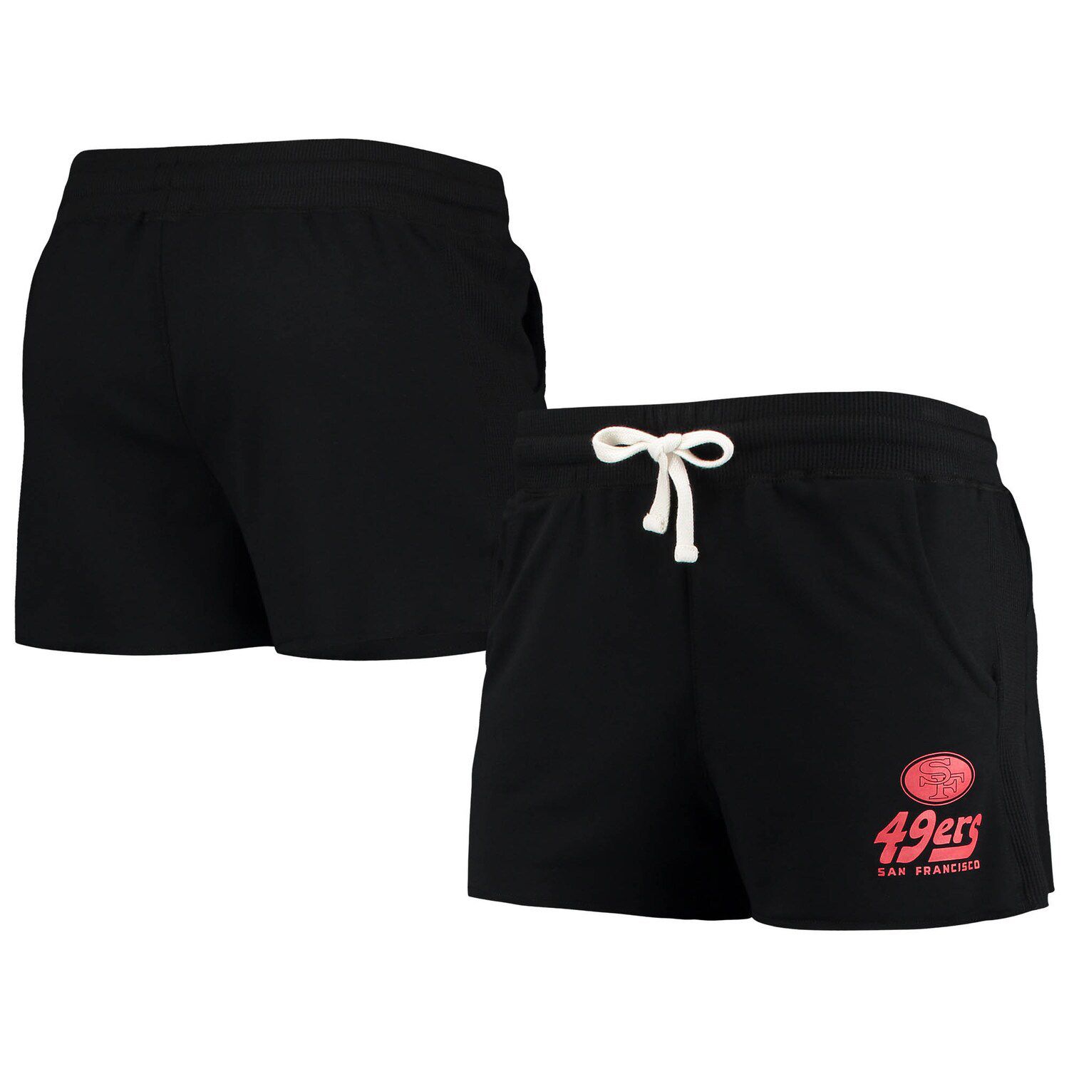 Image for Unbranded Women's Junk Food Black San Francisco 49ers Tri-Blend Shorts at Kohl's.
