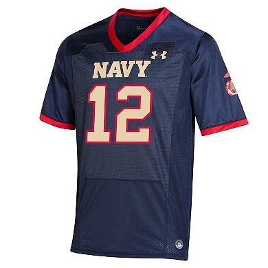 Men's Under Armour #12 Navy Navy Midshipmen USMC Premier Special Game ...