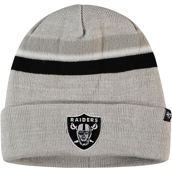 Men's '47 Gray Las Vegas Raiders Monhegan Cuffed Knit Hat