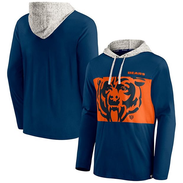 Men's Chicago Bears Fanatics Branded Navy Extra Point Pullover