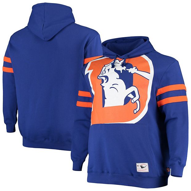 Men's Nike Navy Denver Broncos Sideline Team Performance Pullover Sweatshirt