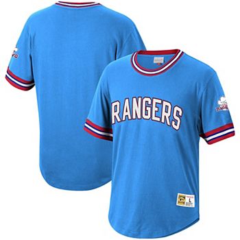 Vintage Texas Rangers Majestic Cooperstown Collective Light Blue Jersey