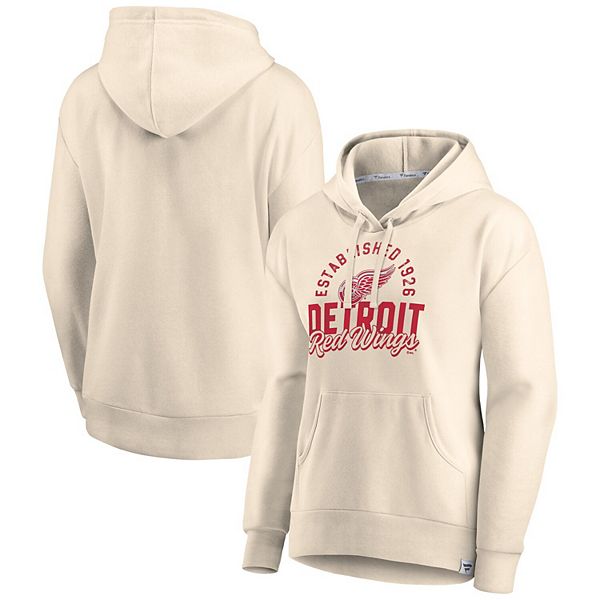 Women's Fanatics Branded Red Detroit Red Wings Bombastic Exclusive Lace-Up  Pullover Hoodie