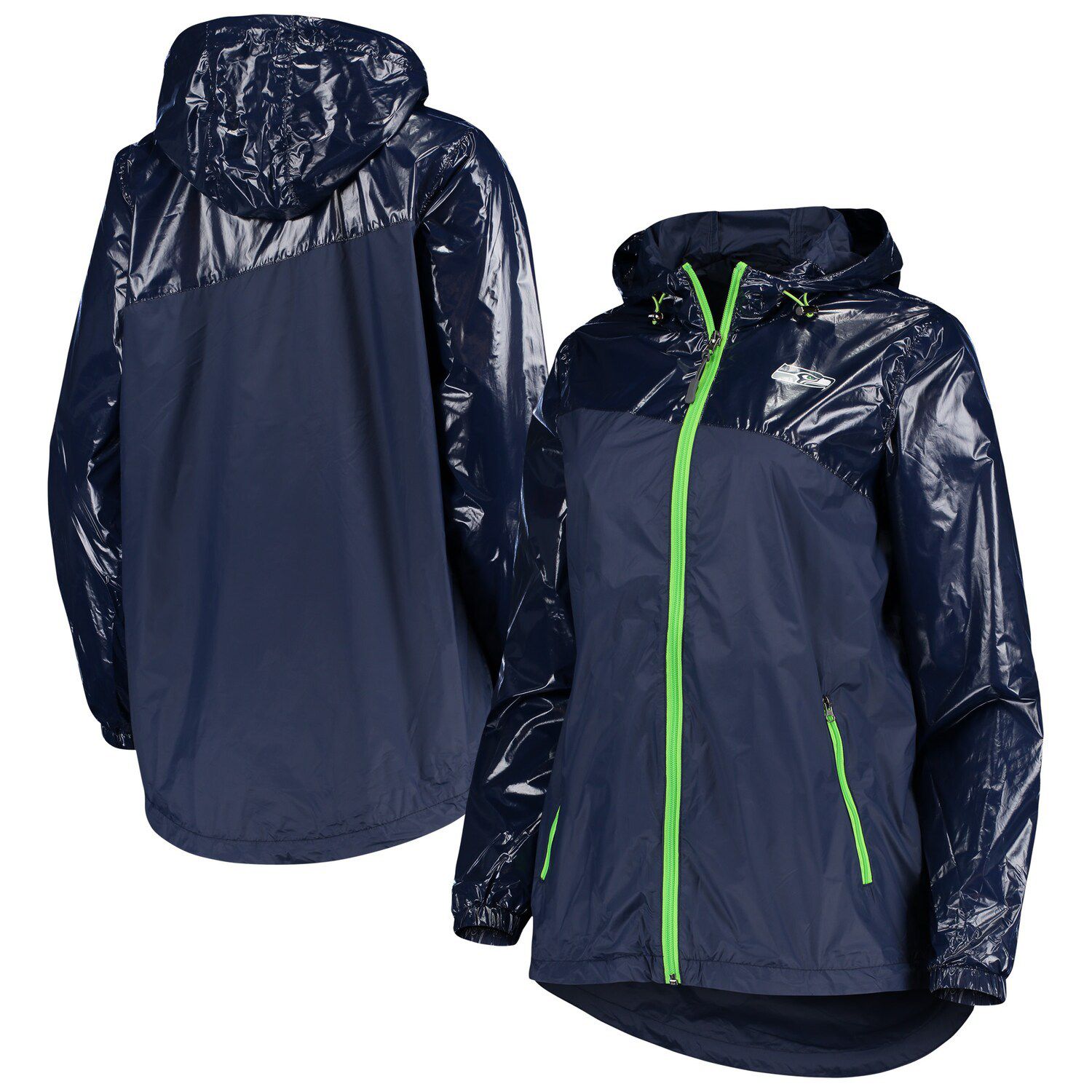 seahawks women's rain jacket