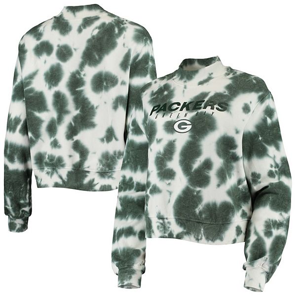 Philadelphia Eagles Junk Food Women's Tie-Dye Cropped Pullover