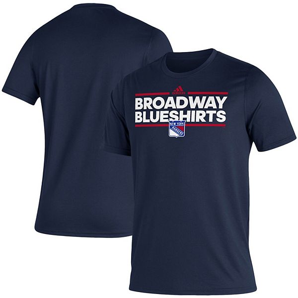 New York Rangers Adidas Dassler Creator broadway blueshirts shirt