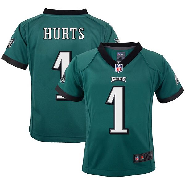 Nike Youth Jalen Hurts Philadelphia Eagles Green Game Jersey