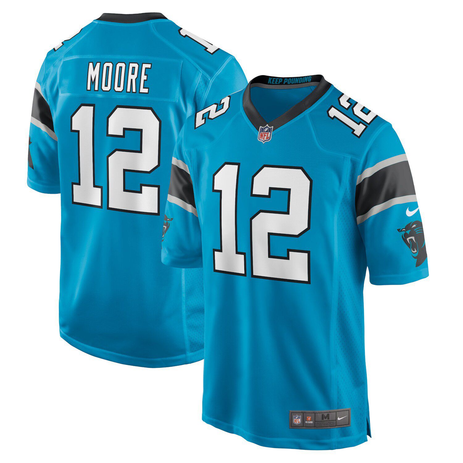 carolina panthers blackout jersey