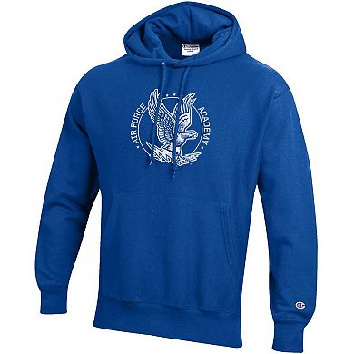 Men's Champion Royal Air Force Falcons Vault Logo Reverse Weave Pullover Hoodie