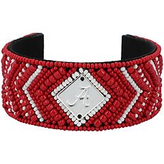 Kohl'sAlabama Crimson Tide GOLDIE Bead Logo Cuff Bracelet