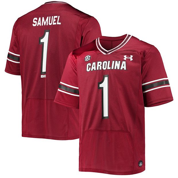 Youth South Carolina Gamecocks #1 Deebo Samuel White Football Jersey - Deebo  Samuel Jersey - South Carolina Jersey 