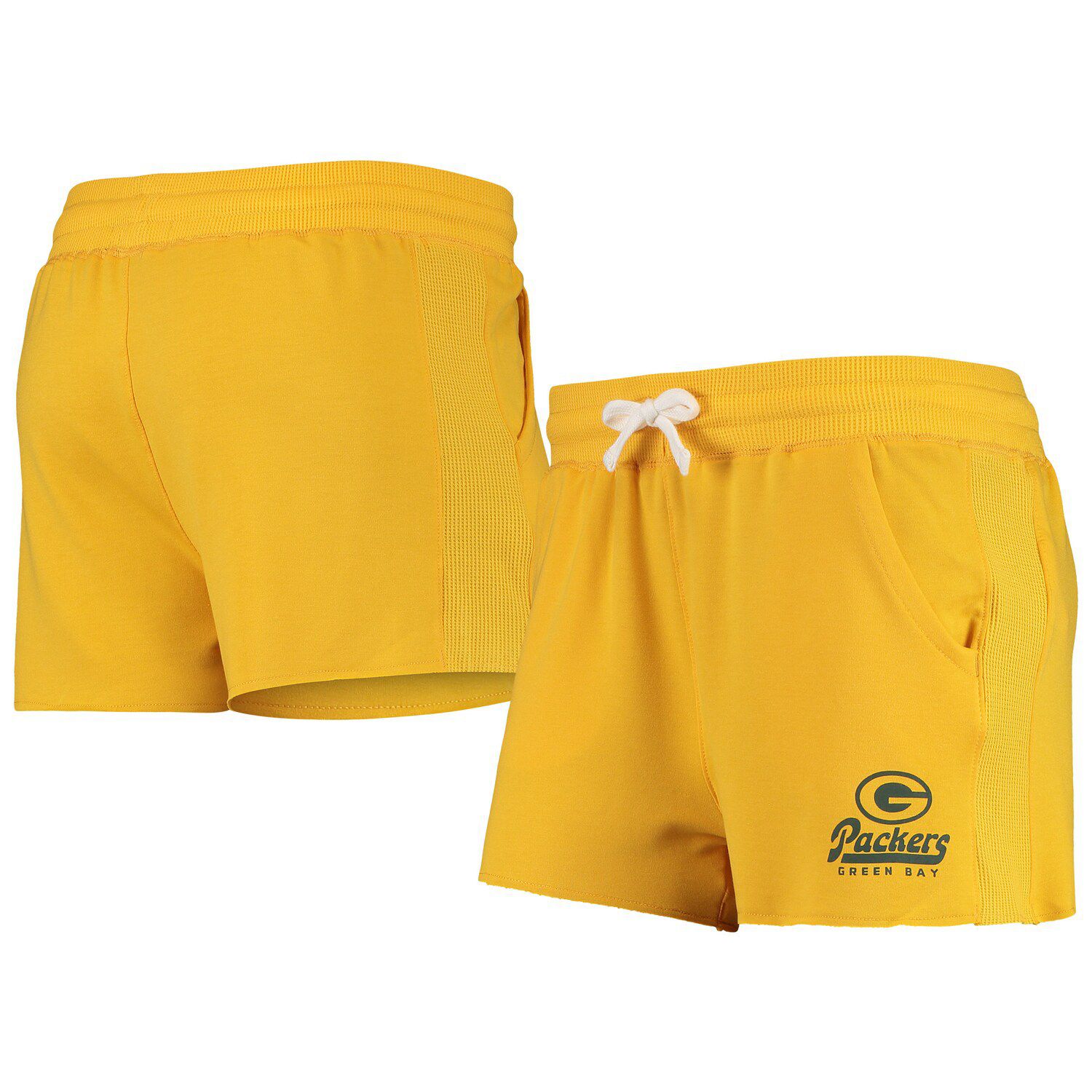 Image for Unbranded Women's Junk Food Gold Green Bay Packers Tri-Blend Shorts at Kohl's.