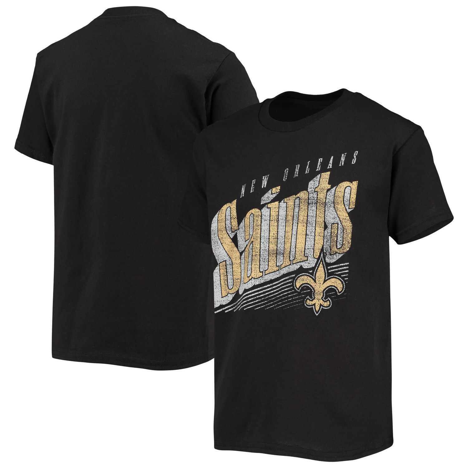 Starter Women's New Orleans Saints Touchdown V-Neck Shirt M / Saints Black Women Sportswear