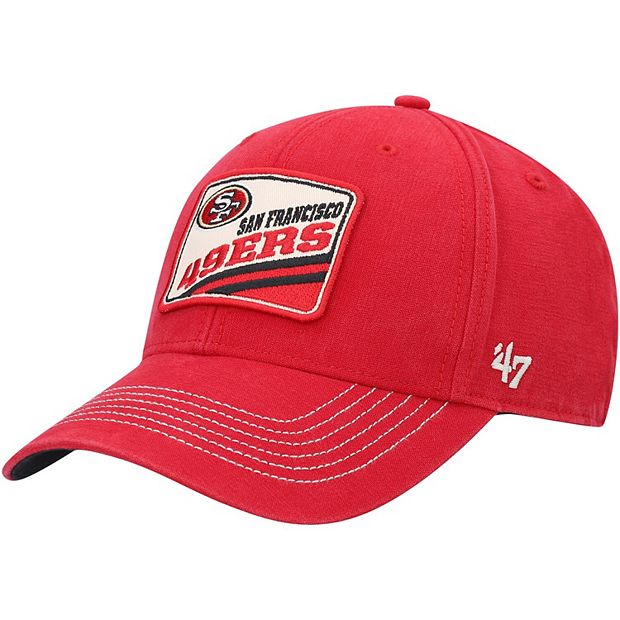 San Francisco 49ers '47 Trucker Snapback Hat - Scarlet/White