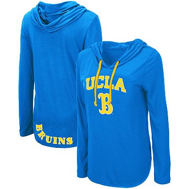 Women's Colosseum Blue UCLA Bruins My Lover Lightweight Hooded Long Sleeve T-Shirt