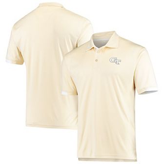 Men's Colosseum Gold Georgia Tech Yellow Jackets Santry Polo