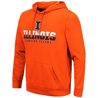 Men's Colosseum Orange Illinois Fighting Illini Lantern Pullover Hoodie
