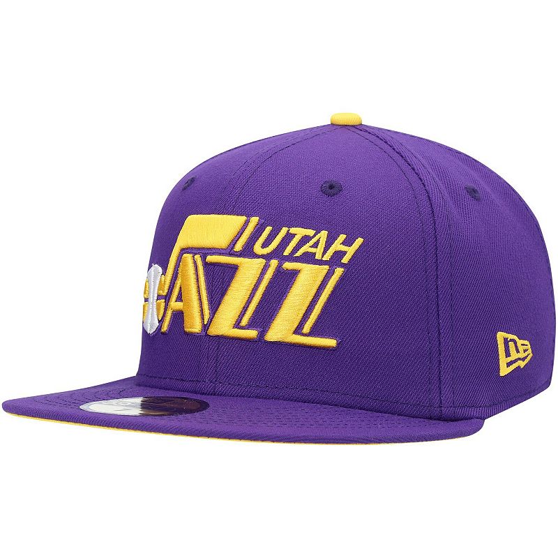 UPC 193647007973 product image for Men's New Era Purple Utah Jazz Hardwood Classics 59FIFTY Fitted Hat, Size: 6 7/8 | upcitemdb.com