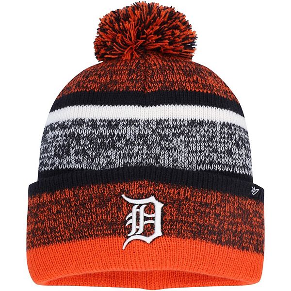 47 Brand Detroit Tigers Navy Ski Track Tall Cuff Knit Hat