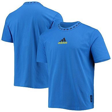 Men's adidas Blue Manchester United Icons AEROREADY T-Shirt
