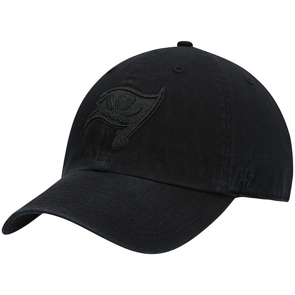 47 Men's Tampa Bay Buccaneers Team Cleanup Black Adjustable Hat