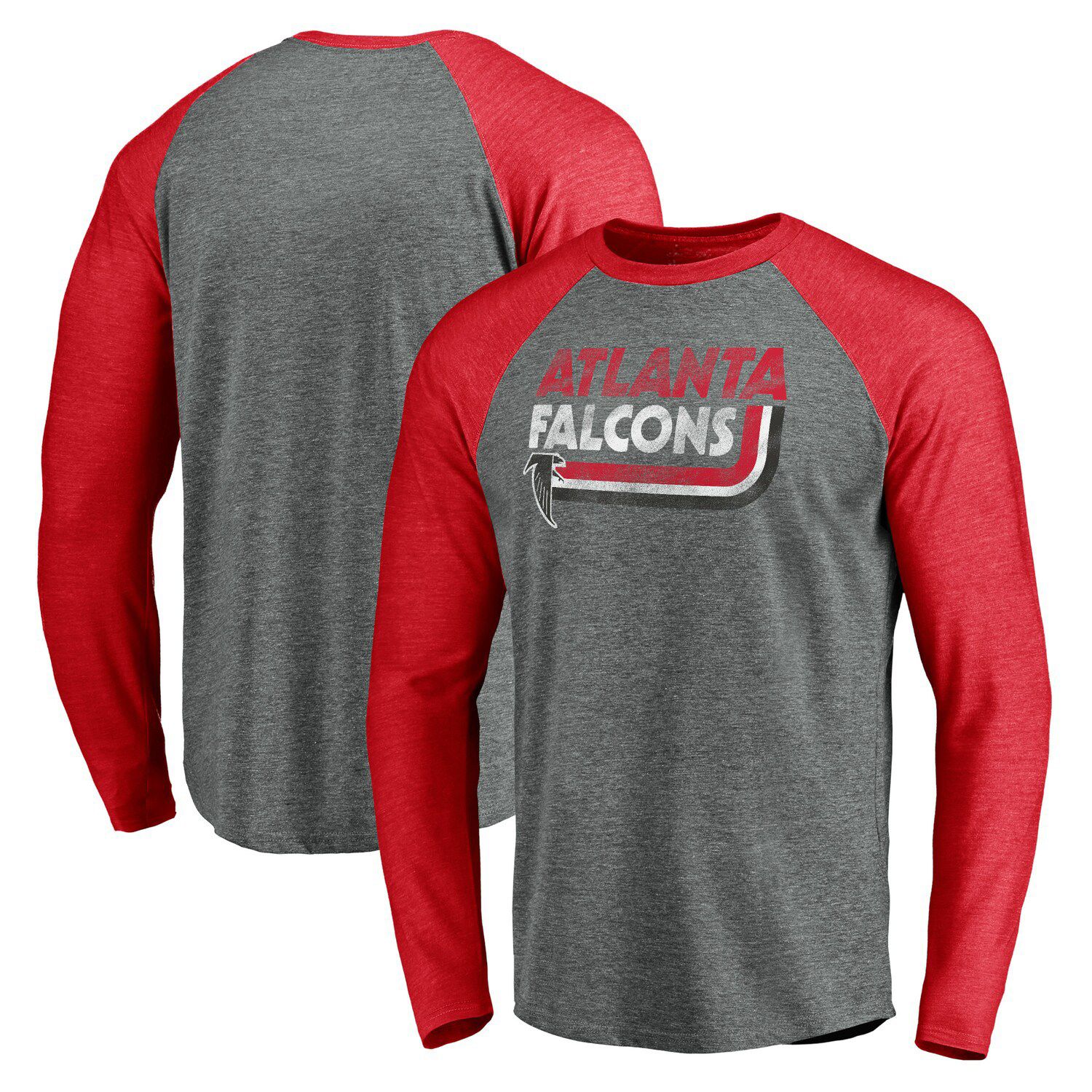 Atlanta Falcons '47 Dozer Franklin Long Sleeve T-Shirt - Heathered Gray