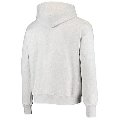 Men's Champion Heathered Gray Cincinnati Bearcats Team Vault Logo Reverse Weave Pullover Hoodie