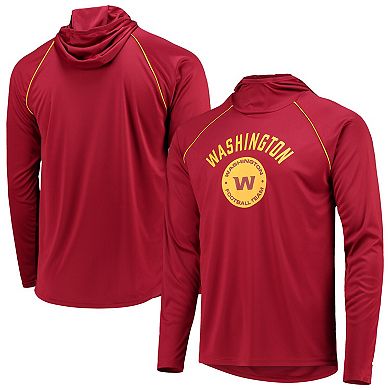 Men's Starter Burgundy Washington Football Team Raglan Long Sleeve Hoodie T-Shirt