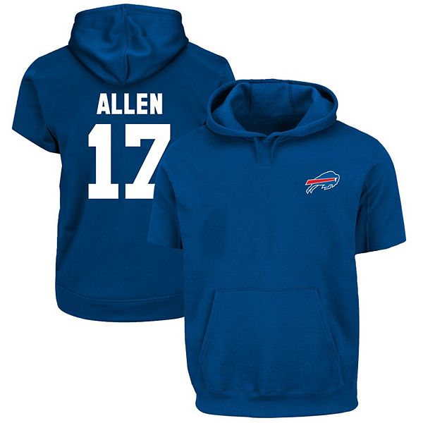 Lids Josh Allen Buffalo Bills Big & Tall Short Sleeve Pullover Hoodie -  Royal