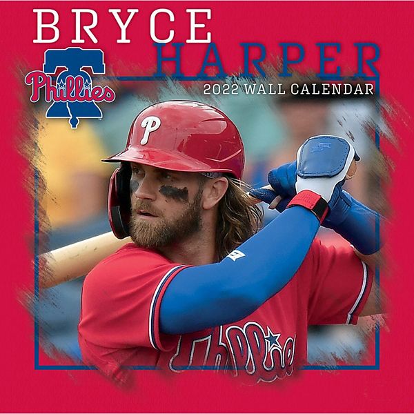 Phillies 2022 Calendar Bryce Harper Philadelphia Phillies 2022 Player Wall Calendar