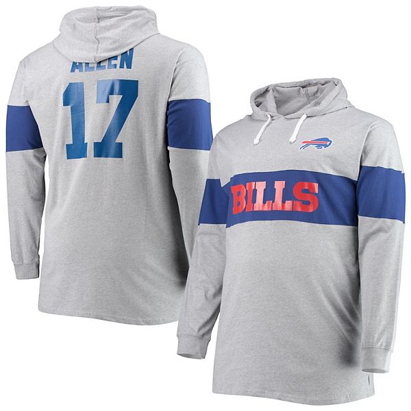 Men's Josh Allen Heathered Gray Buffalo Bills Big & Tall Player