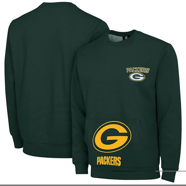 Green Bay Packers FOCO Pocket Pullover Sweater - Green