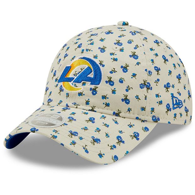 Women's New Era Cream Los Angeles Rams Floral 9TWENTY Adjustable Hat