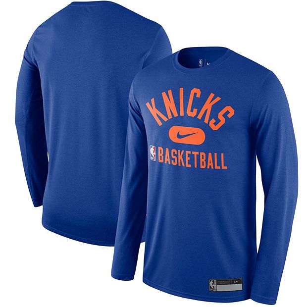 Nike Knicks On Court Practice Tee Royal