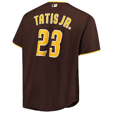 Men's Fernando Tatis Jr. Brown San Diego Padres Big & Tall Replica Player Jersey