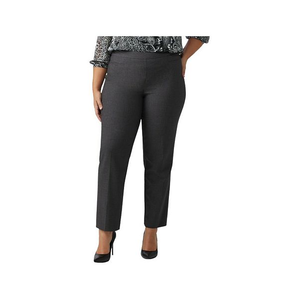 DressBarn Women's Plus Size Roz & Ali Secret Agent Pull On Tummy