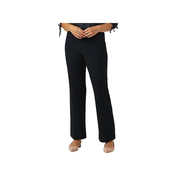 DressBarn Women's Roz & Ali Secret Agent Pull On Tummy Control Pants -  Short Length