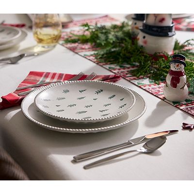 St. Nicholas Square® Modern Evergreen Tree Salad Plate