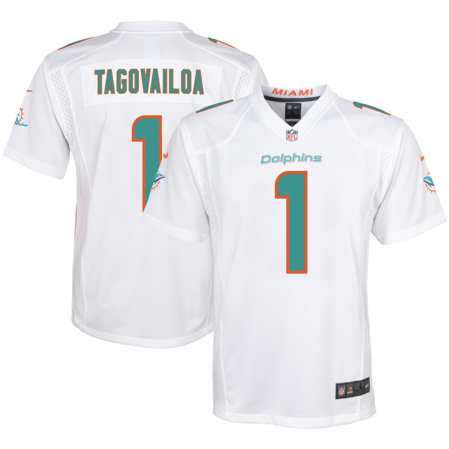 Youth Nike Tua Tagovailoa Orange Miami Dolphins Inverted Team Game Jersey