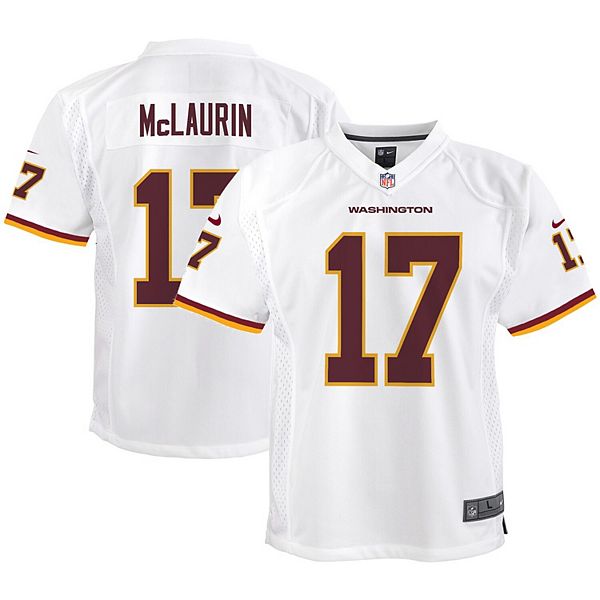 Youth Nike Terry McLaurin White Washington Football Team Game Jersey