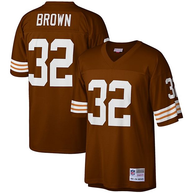 Men's Cleveland Browns Mitchell & Ness Brown Jumbotron 3.0 T-Shirt