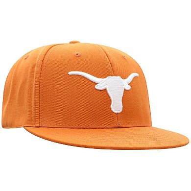 Men's Top of the World Texas Orange Texas Longhorns Team Color Fitted Hat