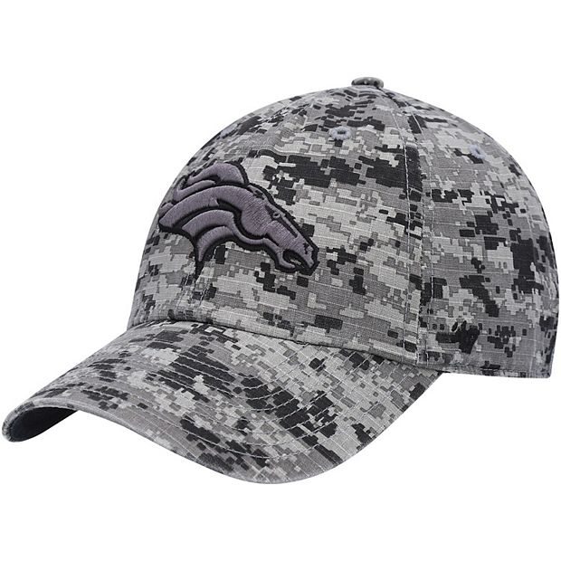 Men's '47 Digital Camo Denver Broncos Phalanx Clean Up Adjustable Hat