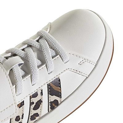 adidas gazelle silver green womens Adidas Grand Court 3.0 | Kids | Leo (White/Crystal Linen/Coffee)