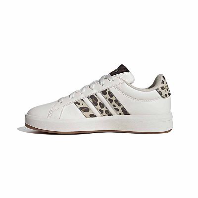 adidas Grand Court 3.0 Little Kid Girls Lace-Up Sneakers