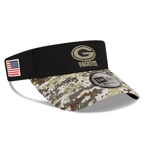 Green Bay Packers New Era 2021 Salute To Service 39THIRTY Flex Hat -  Black/Camo