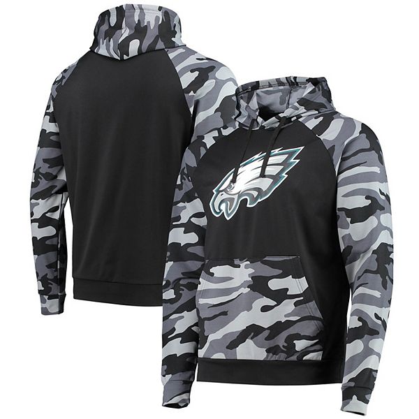 Men's FOCO Black Philadelphia Eagles Camo Long Sleeve T-Shirt