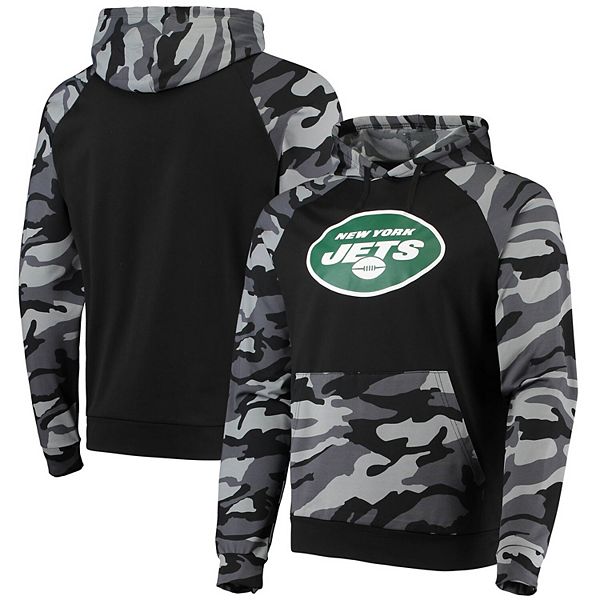 Men's New York Jets Black Utility Pullover Hoodie