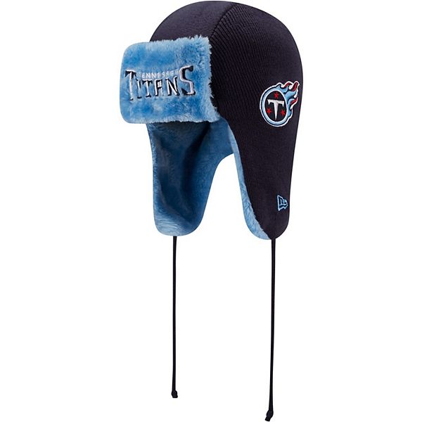 New Era Men's New Era Navy Tennessee Titans Knit Trapper Hat