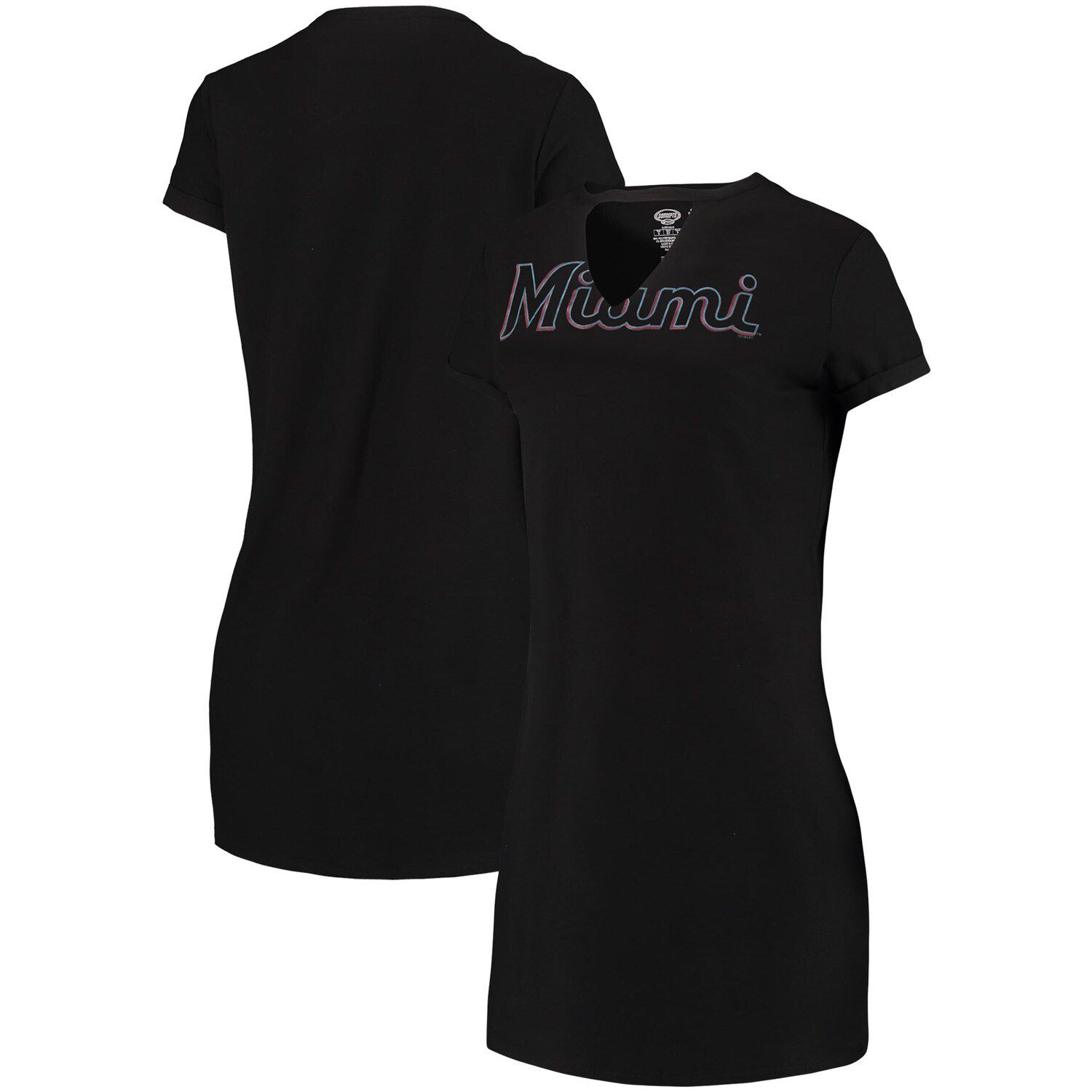 Image for Unbranded Women's Concepts Sport Black Miami Marlins Fairway Night T-Shirt at Kohl's.